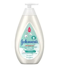 Johnson's Baby CottonTouch Newborn Baby Wash & Shampoo with No More Tears, 27.1 Fl Oz