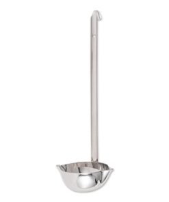 RSVP International Endurance Canning Collection Non-Reactive 18/8 Stainless Steel, Dishwasher Safe, Ladle, 13-1/2"