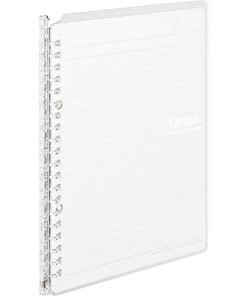 Kokuyo Campus Smart Ring Binder - A5 - 20 Rings - Clear [Office Product]